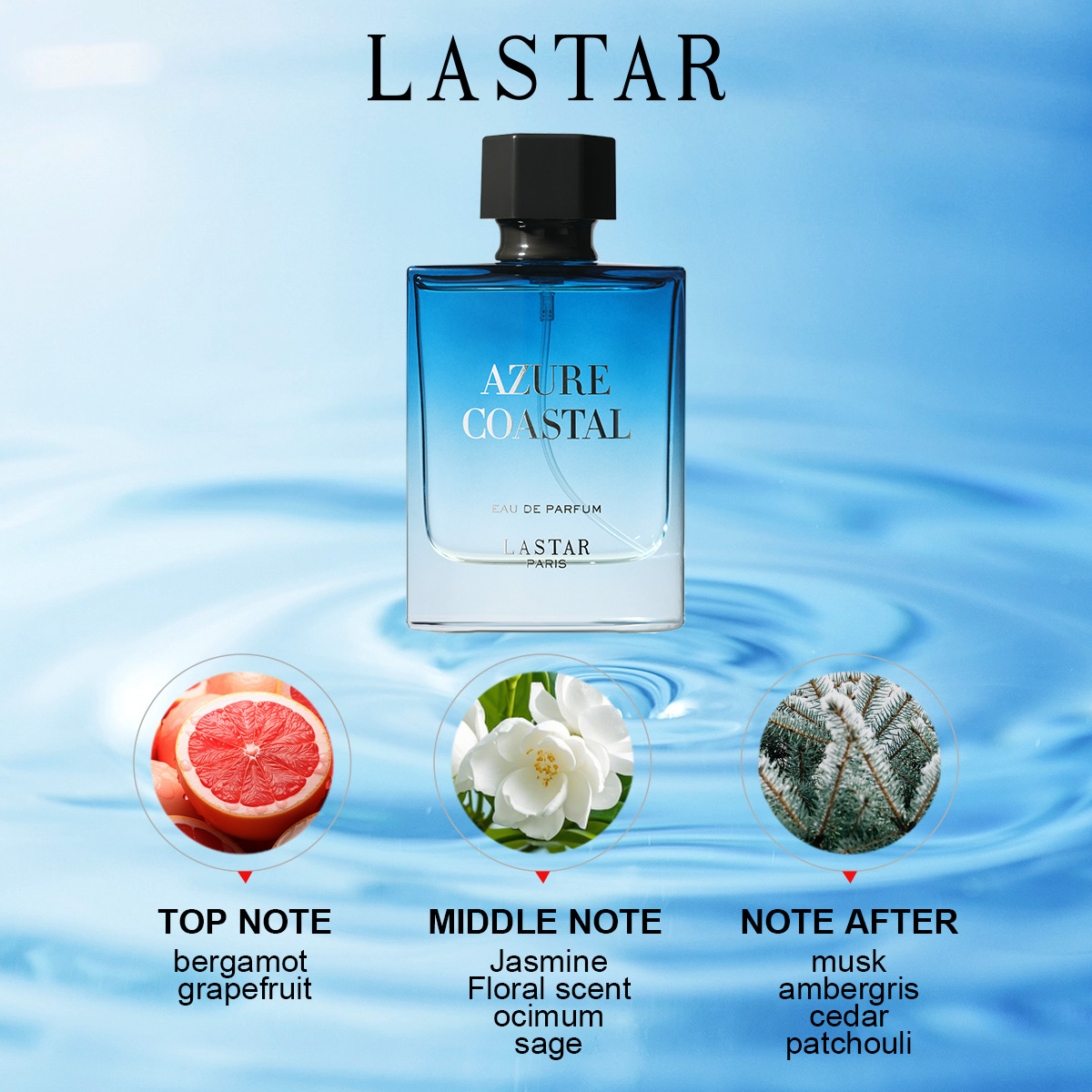 Profumo da uomo LASTAR, due fl - Home Fragrance Gift recensione e prezzo