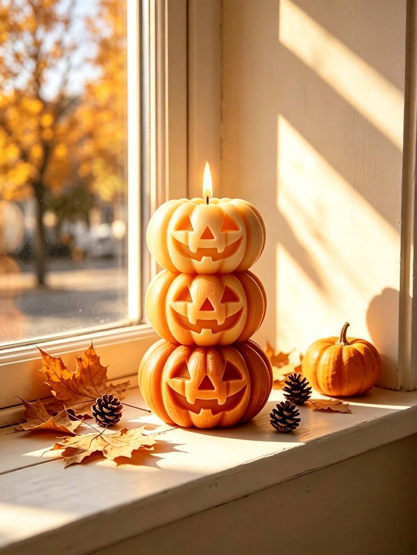 1 candela a forma di zucca a 3 - Home Fragrance Gift recensione e prezzo